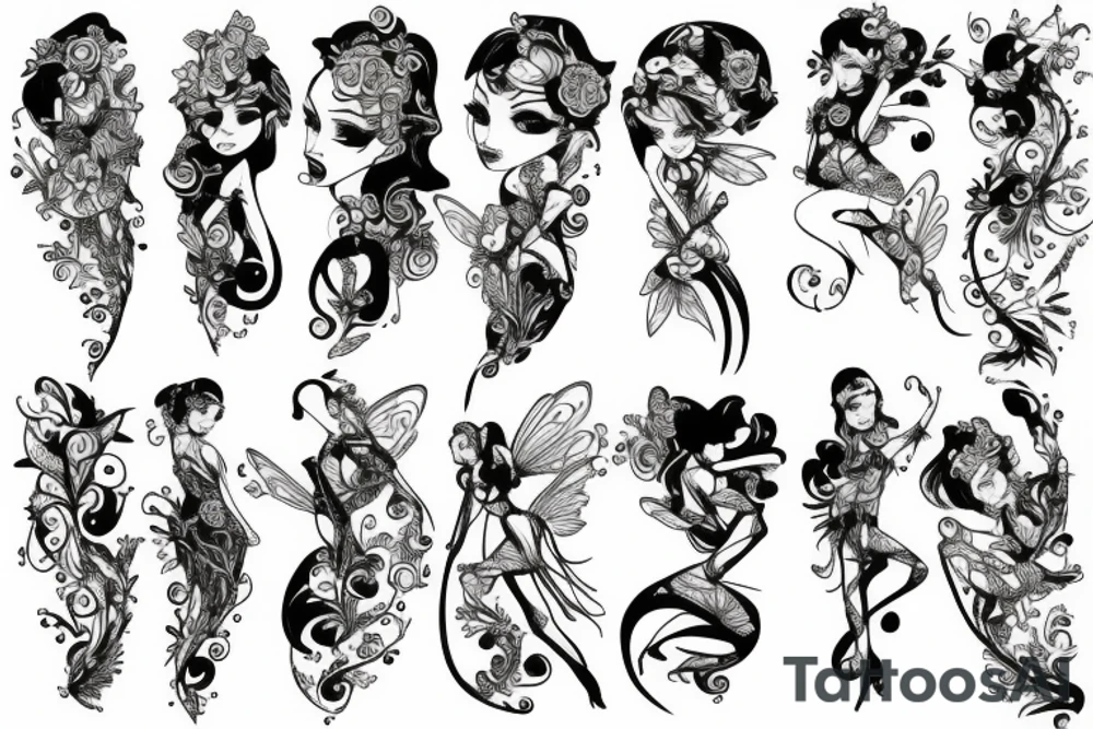fairy tattoo idea