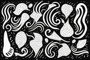 wave with M tattoo idea