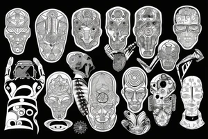 Artificial intelligence tattoo idea