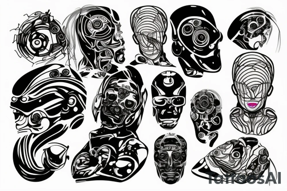Artificial intelligence tattoo idea