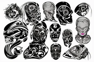 Artificial intelligence tattoo idea