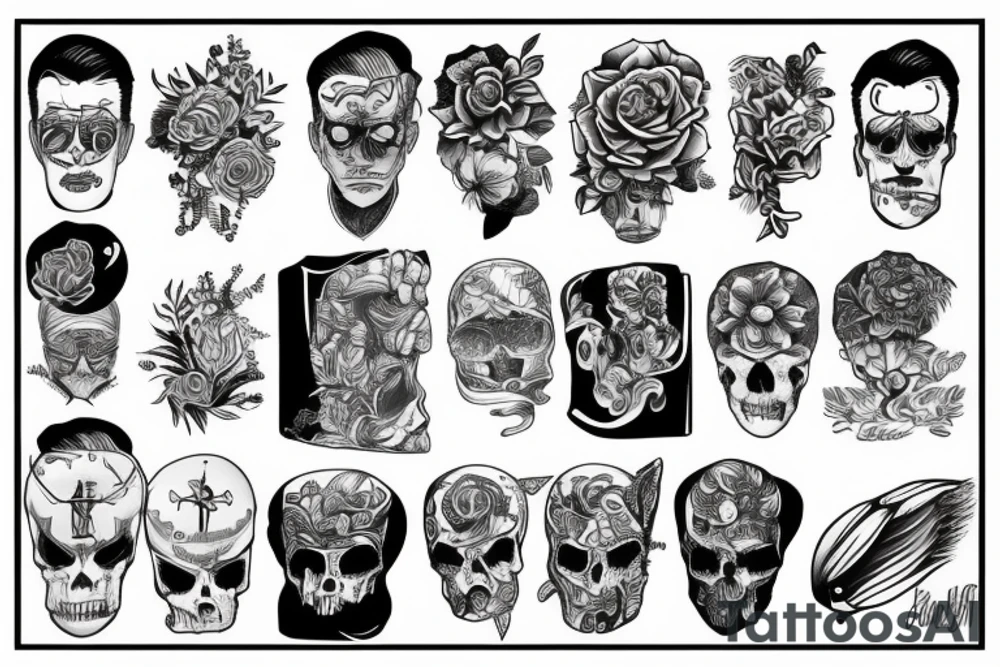 shirt design tattoo idea