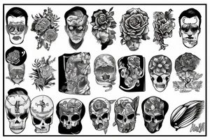 shirt design tattoo idea