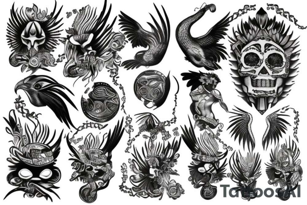 inca phoenix tattoo idea