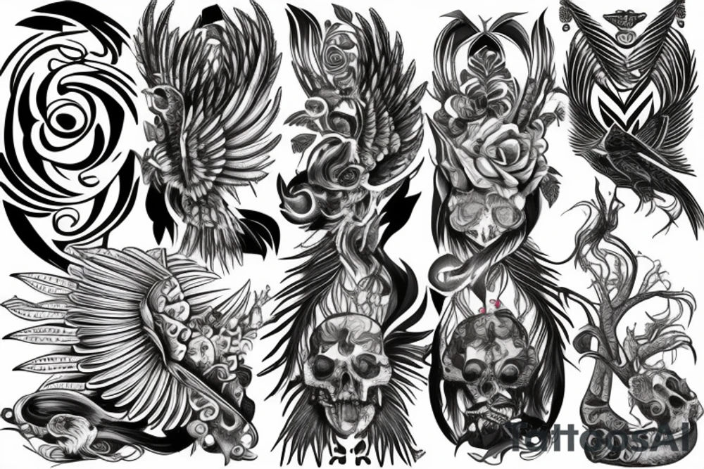 inca phoenix tattoo idea