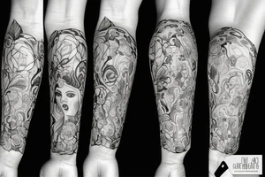 A Vase that is losing water tattoo idea