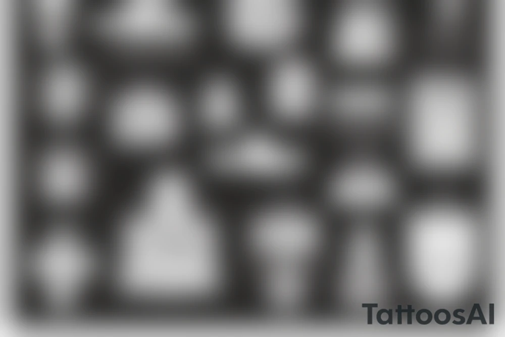 Outline of Portugal with name of the city Abrunhosa a Velha inside tattoo idea