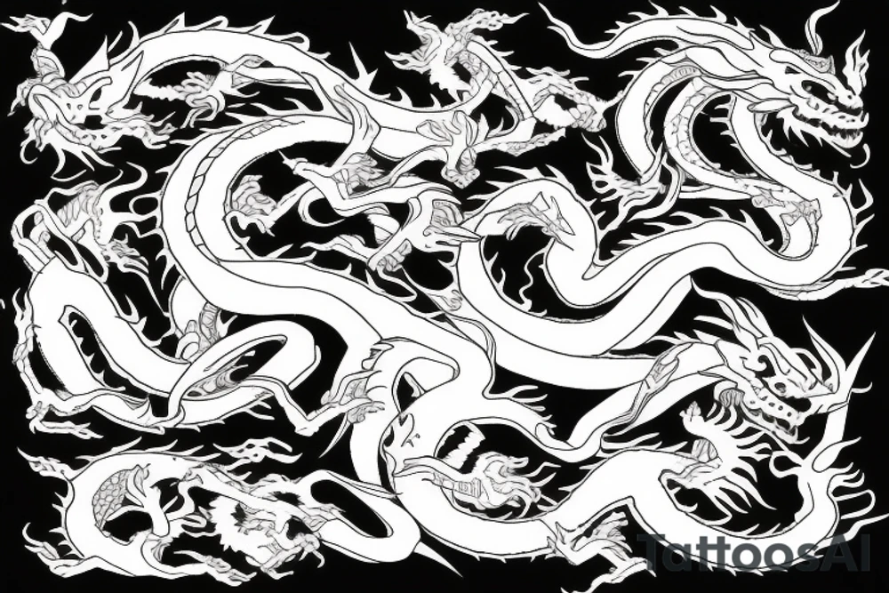 Dragon tattoo idea