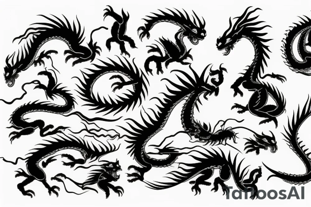 Dragon tattoo idea