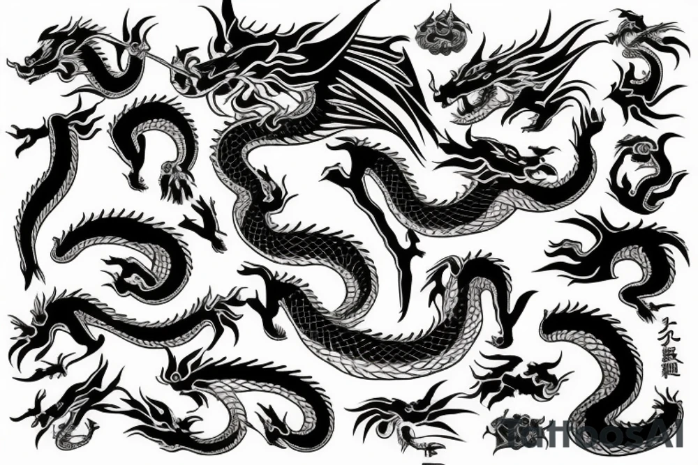 Dragon tattoo idea