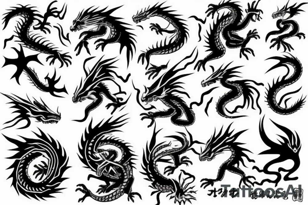 Dragon tattoo idea