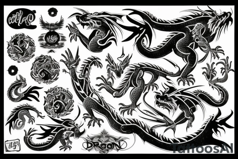Dragon tattoo idea