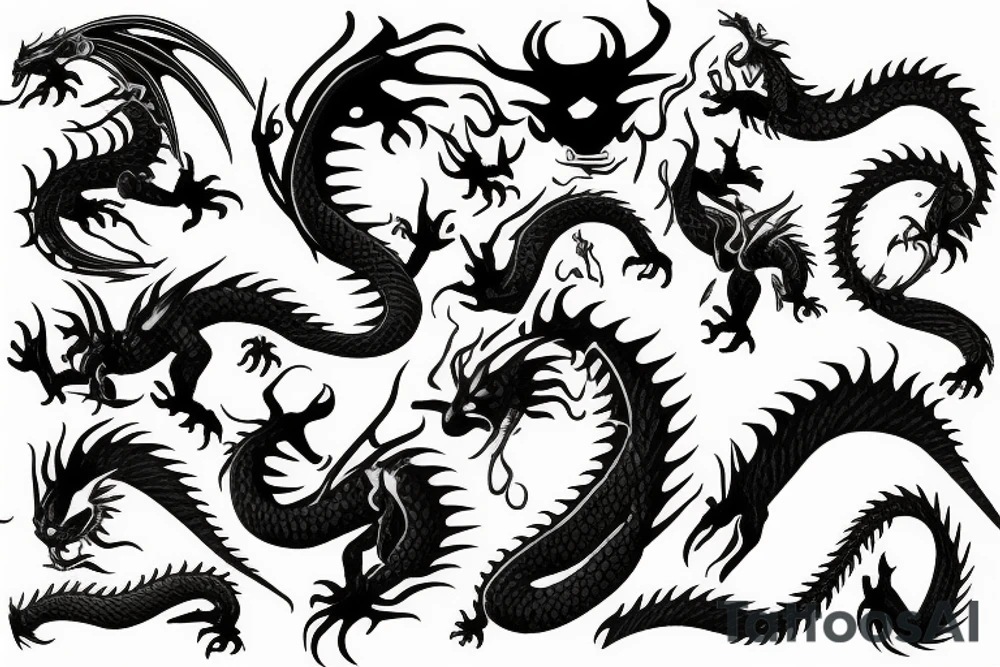 Dragon tattoo idea
