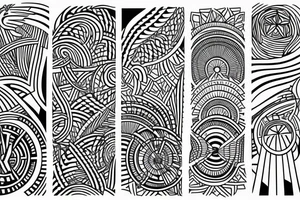 Fine line geometric tattoo for the lower arm tattoo idea