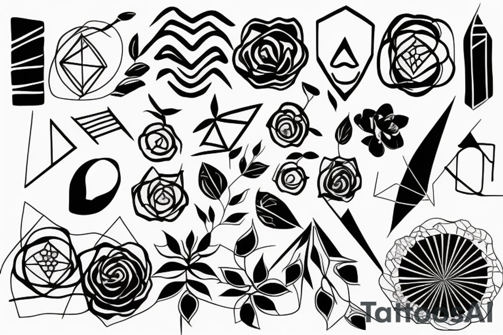 Fine line, minimalist tattoo idea