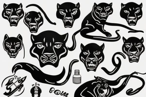 Panther tattoo idea