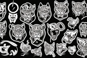 Panther tattoo idea