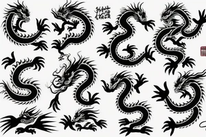 chinese dragon tattoo idea