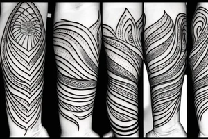 Shiva small tatto only with lines tattoo idea