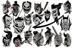 Hurt Samurai not eilling to give up tattoo idea