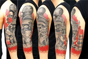 Hurt Samurai not accepting defeat tattoo idea