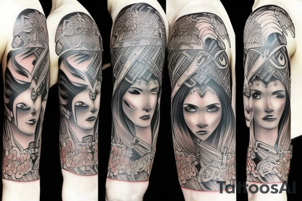 Romanian warrior tattoo idea