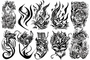 torch tattoo idea
