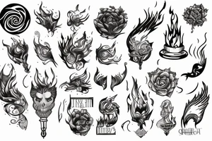 torch tattoo idea