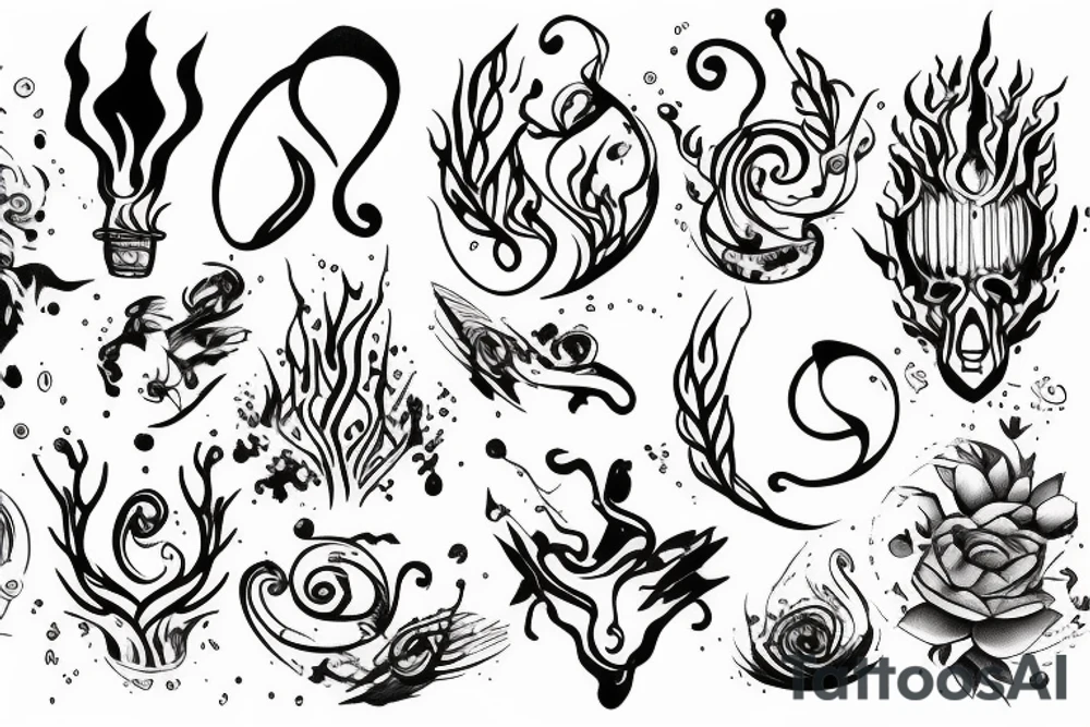 torch glass tattoo idea