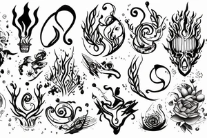 torch glass tattoo idea