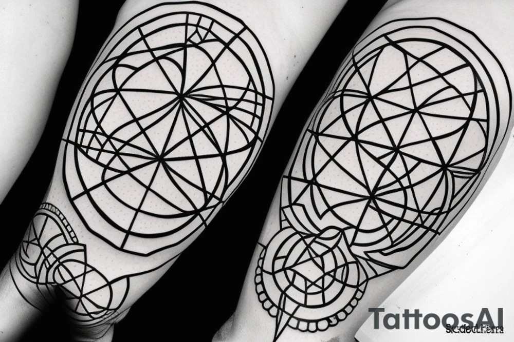 sacred geometry tattoo idea