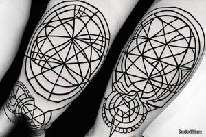 sacred geometry tattoo idea