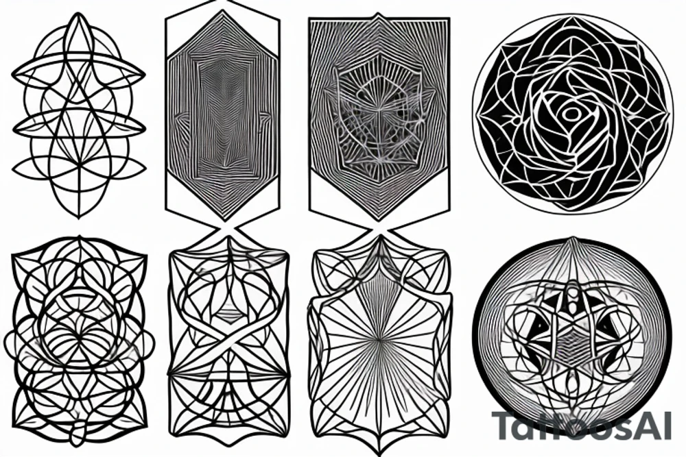 sacred geometry tattoo idea