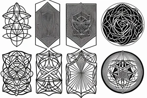 sacred geometry tattoo idea