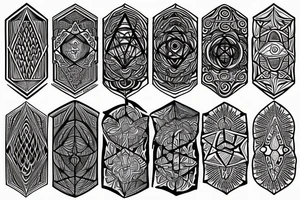 sacred geometry tattoo idea