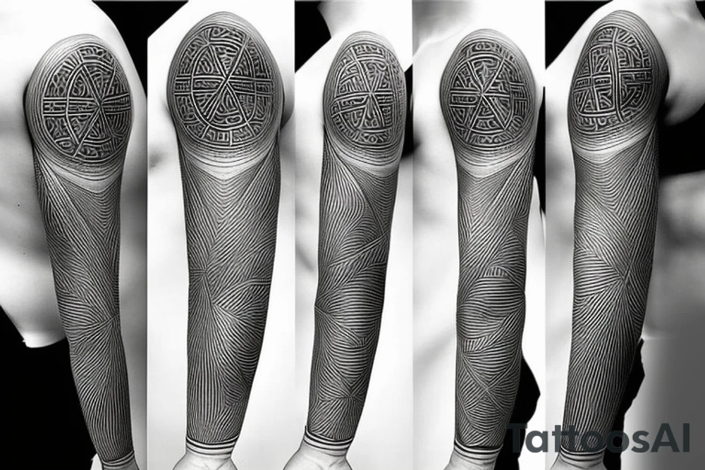 sacred geometry tattoo idea