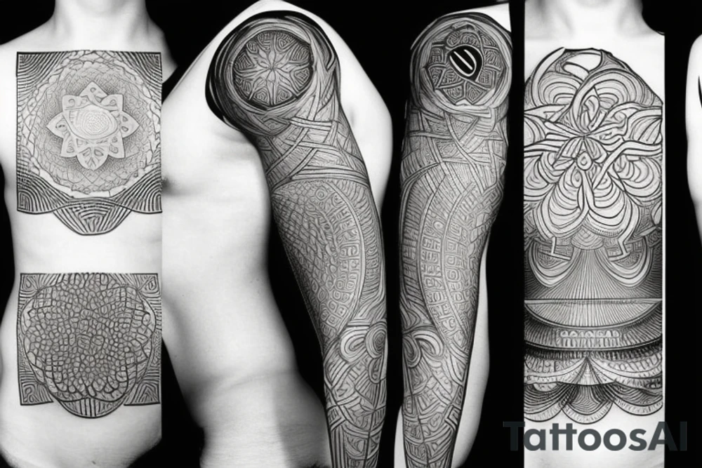 sacred geometry tattoo idea
