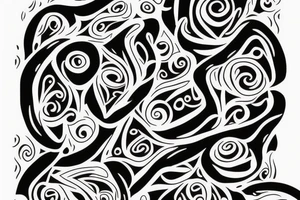 soul entering body tattoo idea