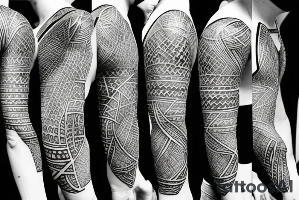 cracked water pitcher tattoo idea