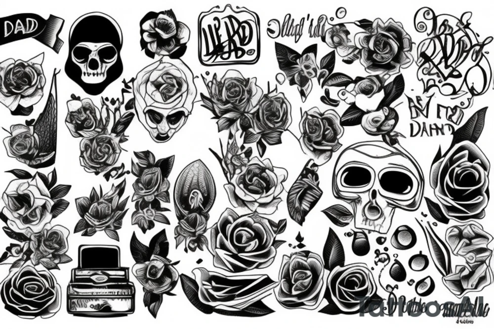 my dad tattoo idea