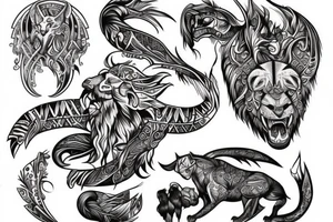 slavic beast tattoo idea