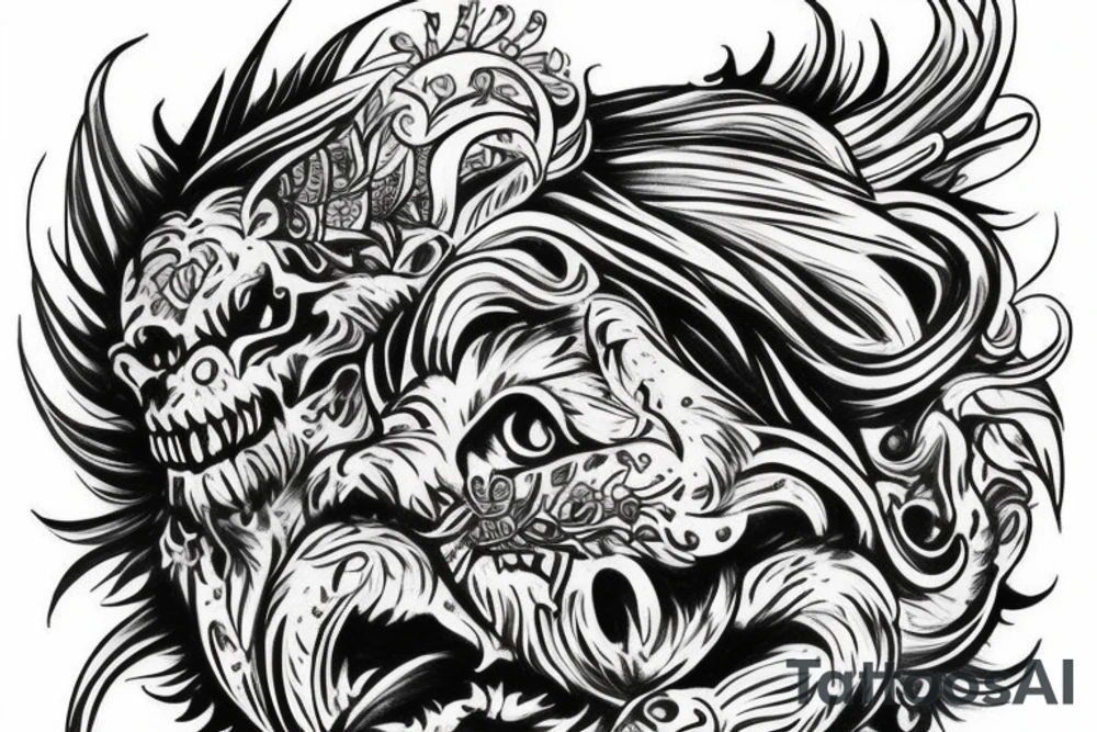 slavic beast tattoo idea