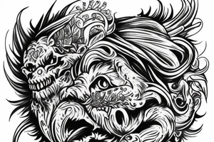 slavic beast tattoo idea