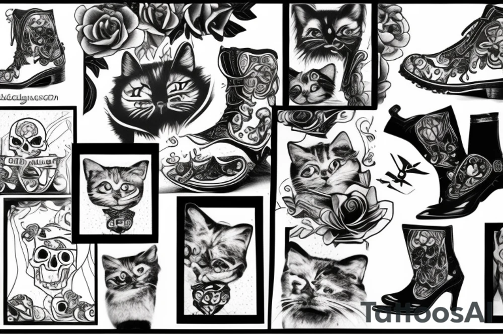 death for puss in boots tattoo idea
