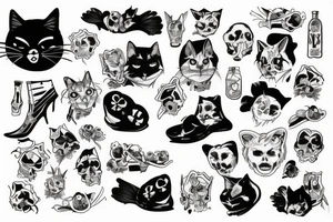 death for puss in boots tattoo idea