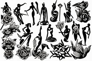 Statue creating a sculpture tattoo idea