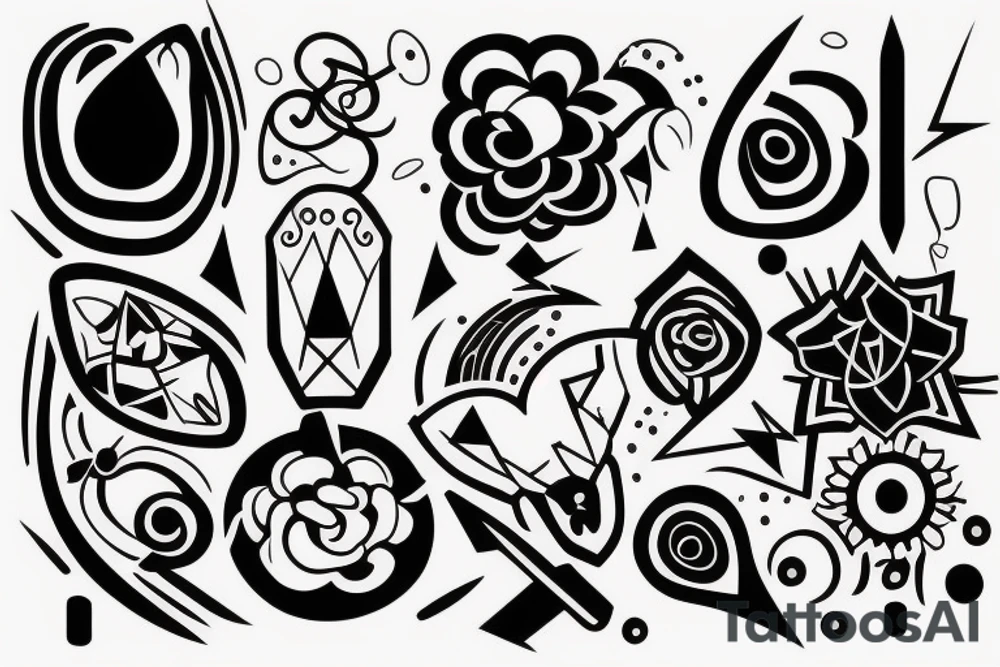 Sąd and daughter love tattoo idea