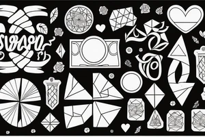 Sąd and daughter love tattoo idea