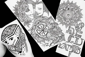 Dad and daughter love tattoo idea