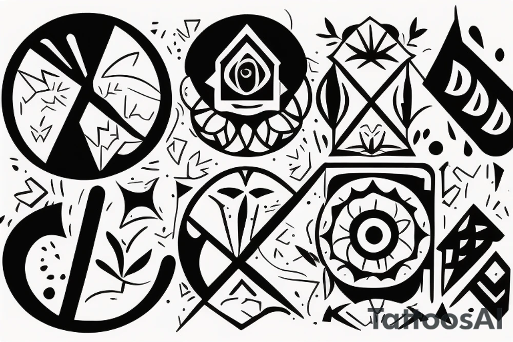 Dad and daughter love tattoo idea